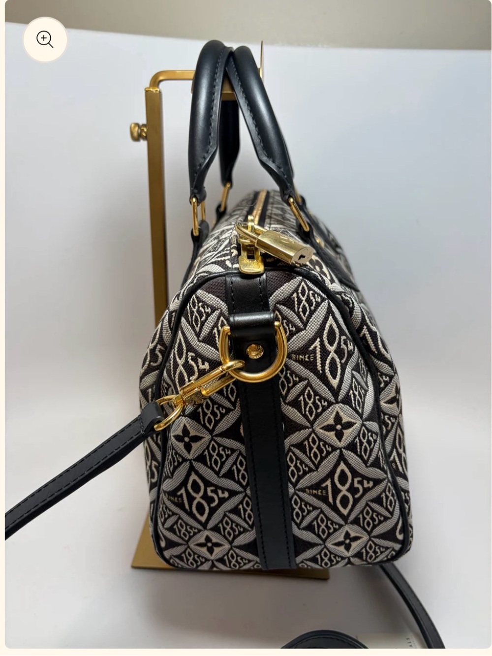 Authentic: Louis Vuitton Speedy 25 Bandoulière 1854 Monogram Jacquard - Picture 7 of 13